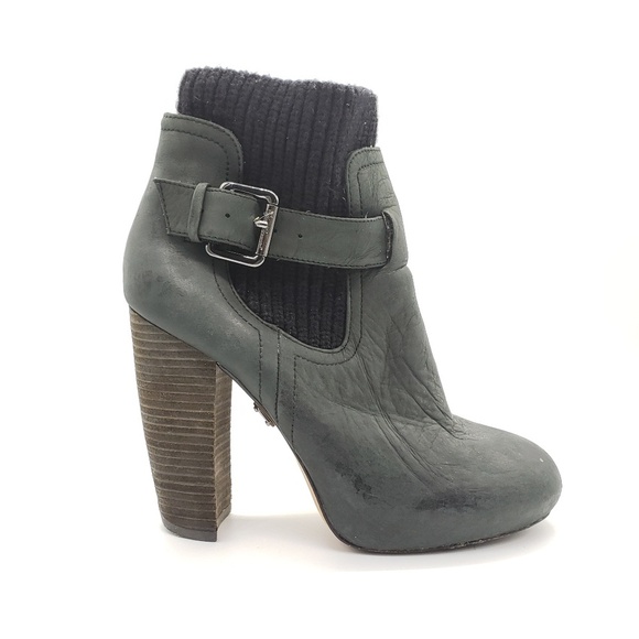 Matt Bernson Rogue Buckled heeled Ankle Booties - Picture 1 of 8